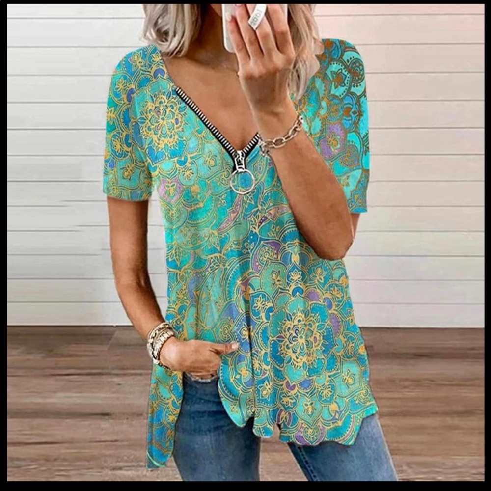 Bright Boost Printed Top